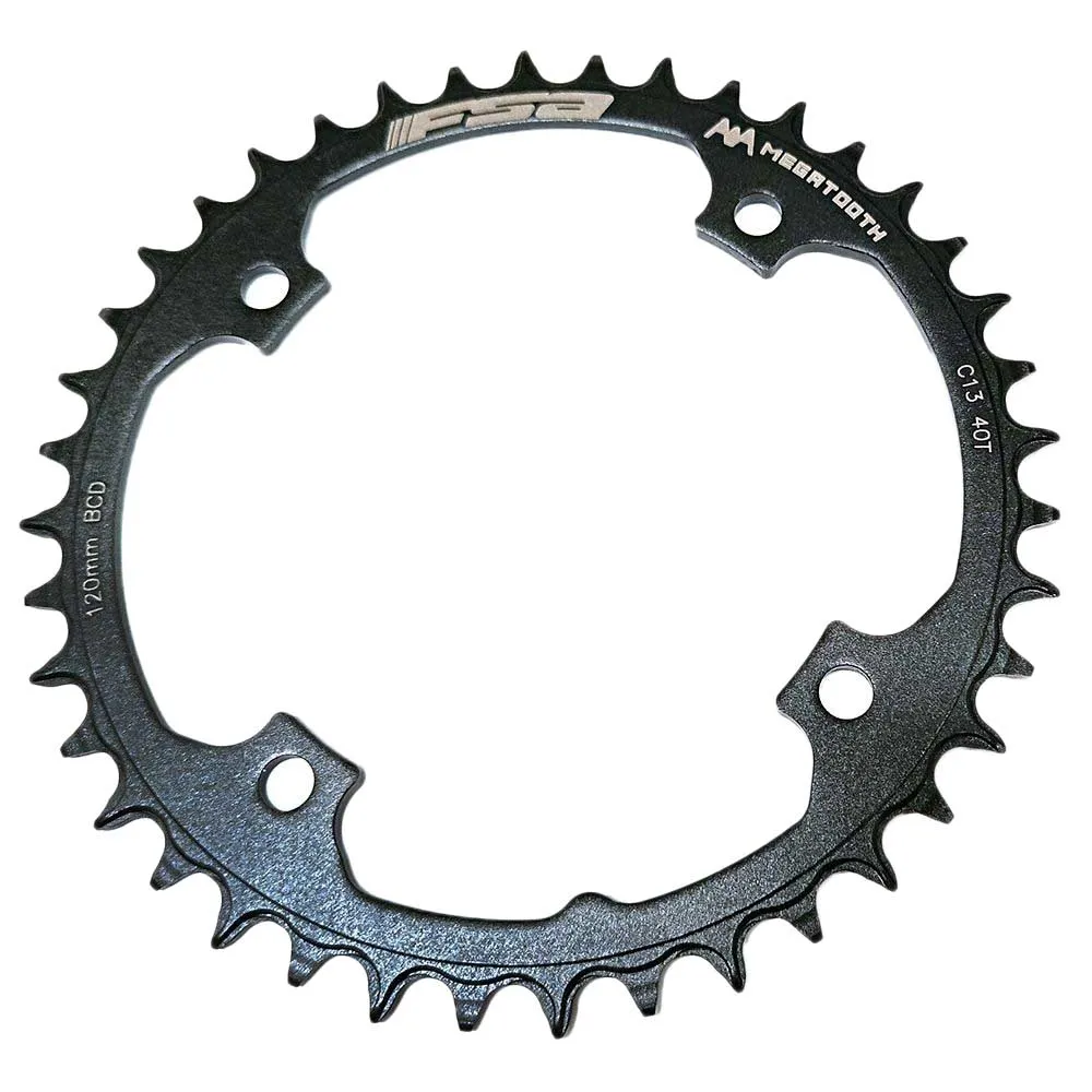 FSA Gossamer Pro Megatooth 120 Bcd Campagnolo 13s Wb680 Kettenblatt, Black, 40t