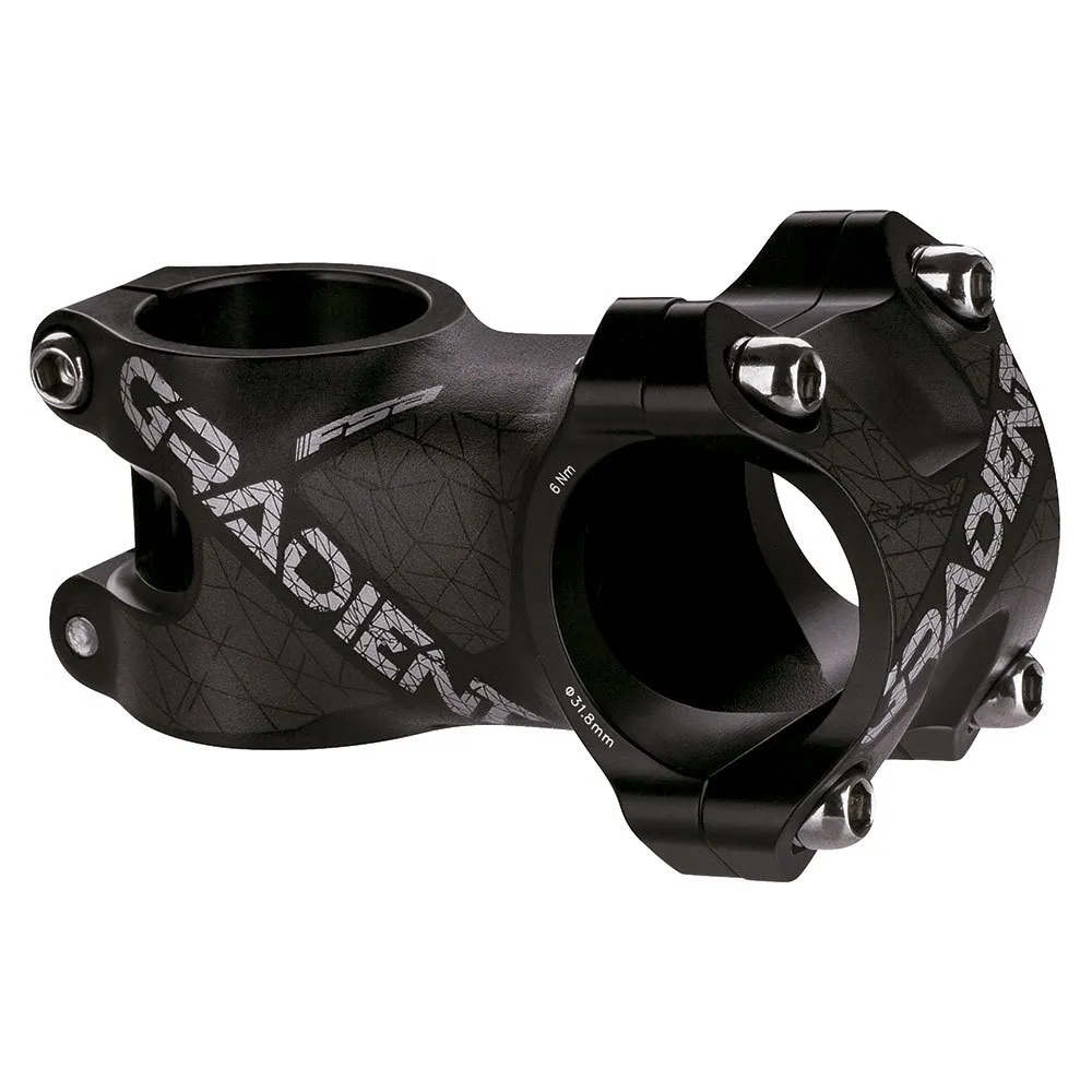 FSA Gradient 31.8 Vorbau, Black, 60mm, 6° FSA Gradient 31.8 Vorbau, Black, 60mm, 6°