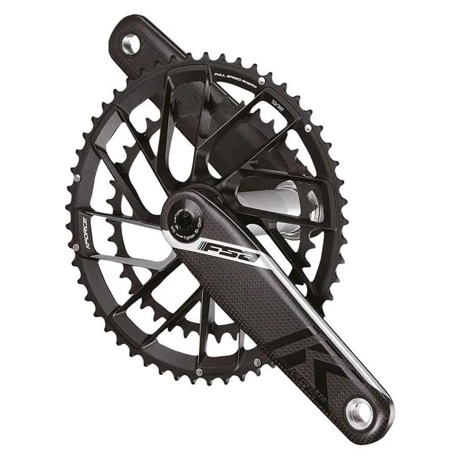 FSA K-force Team Editioin Bb386evo Direct Mount Kurbelgarnitur, Black, 172.5mm, 34-50t FSA K-force Team Editioin Bb386evo Direct Mount Kurbelgarnitur, Black, 172.5mm, 34-50t
