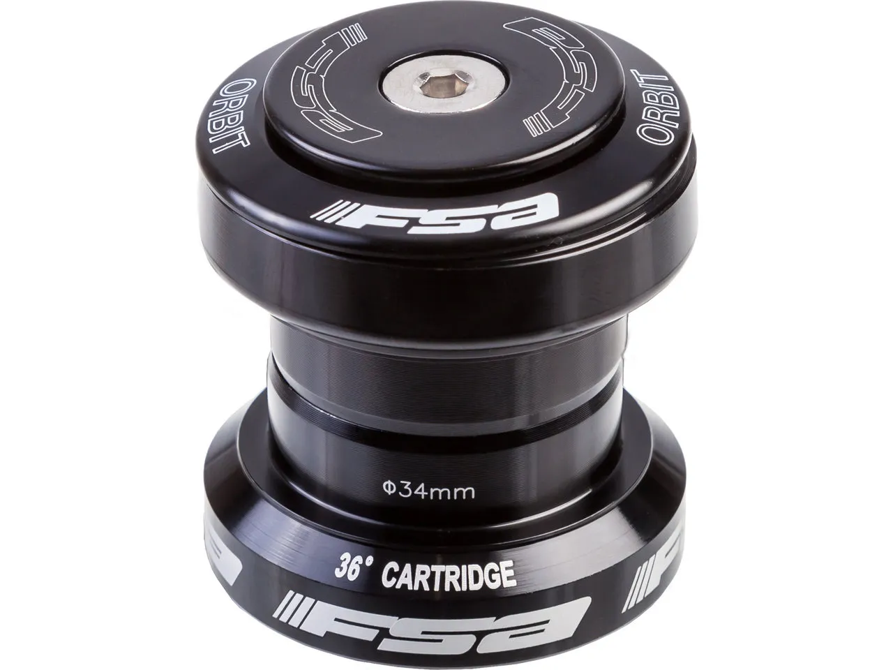 FSA Orbit UF Steuersatz, Schwarz, EC34/28.6 - EC34/30 FSA Orbit UF Steuersatz, Schwarz, EC34/28.6 - EC34/30