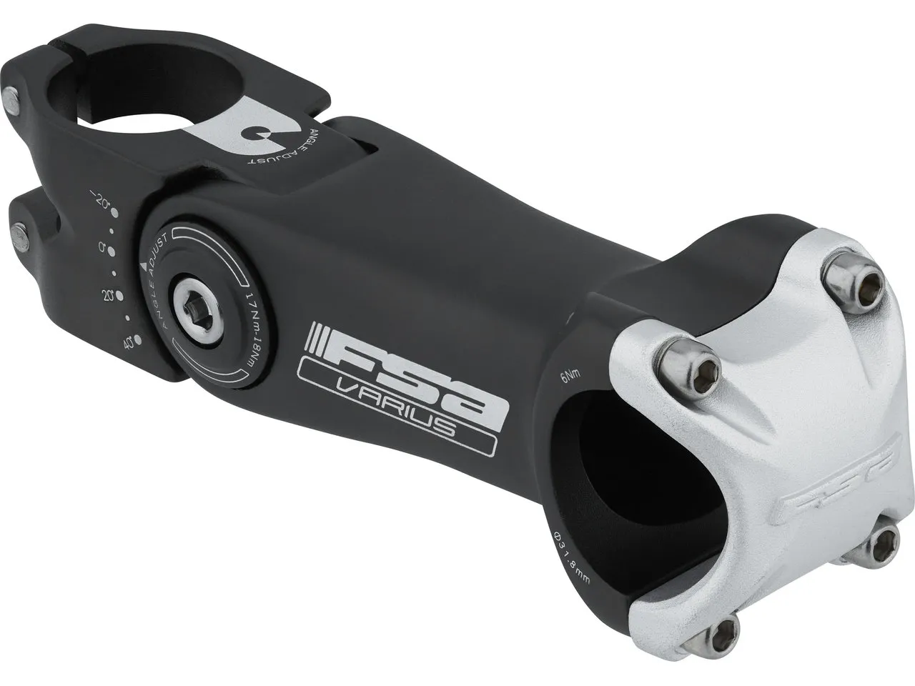 FSA OS-150 Varius 31.8 Vorbau - Auslaufmodell, Black, 120mm, ±20°