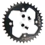 FSA Powerbox Megatooth 96 Bcd 4b Shimano 12s Wa697 Kettenblatt, Black, 36t