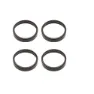 Fulcrum R1-800 Nabenkappen 4 Einheiten, Steel, One Size