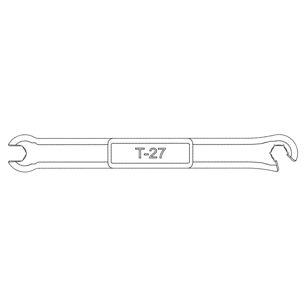 Fulcrum T-27 Speichenschlüssel, Black, One Size Fulcrum T-27 Speichenschlüssel, Black, One Size