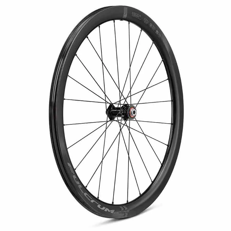 Fulcrum Wind 42 Db 2wf Disc Tubeless Rennrad-vorderrad, Black, 12 x 100mm Fulcrum Wind 42 Db 2wf Disc Tubeless Rennrad-vorderrad, Black, 12 x 100mm