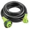 Fultyme Rv Elektrisches Verlängerungskabel Mit Weiblichem Verriegelungsring 7.62 M 30a, Black, One Size