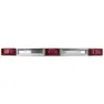 Fultyme Rv Identifikationsleiste Led-licht, Grey / red, 36.19 x 3.01 x 3.33cm