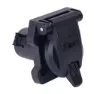 Fultyme Rv Runder 7-poliger Seitenanschluss Für Autos Von 2014, Black, One Size