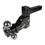 Fultyme Rv Verstellbare Anhängerkupplung Mit Drei Kugeln, Black, 3500-10000lbs