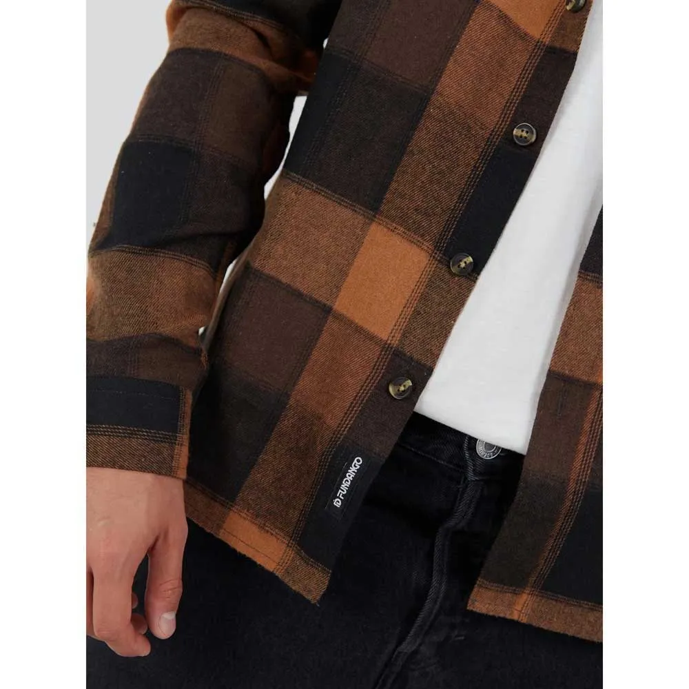 Fundango Harris Langarmhemd, Tobacco Fundango Harris Langarmhemd, Tobacco