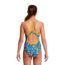 Funkita Big Cat Bash Badeanzug female, Novelty blue, 10Y