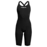 Funkita Fast Legs Still Black Offener Rücken Wettkampfbadeanzug