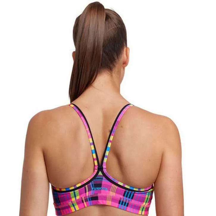 Funkita Happy Highlander Bikinioberteil, Geometric pink / yellow, AUS 10 Funkita Happy Highlander Bikinioberteil, Geometric pink / yellow, AUS 10
