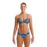 Funkita Hipster Palm Pilot Bikini-höschen, Multi / navy, AUS 8