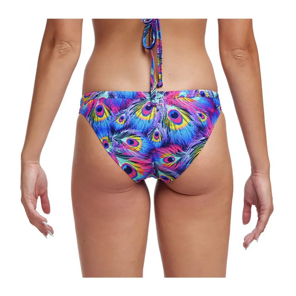 Funkita Hipster Peacock Paradise Bikini-höschen, Illustration aqua / multi, AUS 10 Funkita Hipster Peacock Paradise Bikini-höschen, Illustration aqua / multi, AUS 10