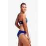 Funkita Hold Steady Crop Leaf Laser Bikinioberteil, Floral blue / pink, AUS 8