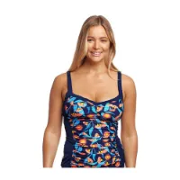 Funkita Ruched Panelled Tankini Funkita Ruched Panelled Tankini