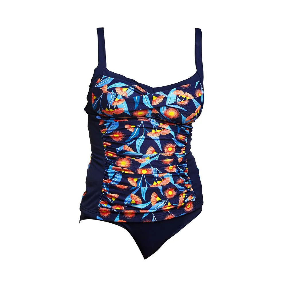 Funkita Ruched Panelled Tankini, Gum shy, AUS 12 Funkita Ruched Panelled Tankini, Gum shy, AUS 12