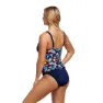 Funkita Ruched Panelled Tankini, Gum shy, AUS 12