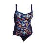 Funkita Ruched Panelled Tankini, Gum shy, AUS 12
