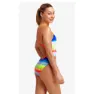 Funkita Single Strap Dye Hard Badeanzug female, Stripes multi / white, 10Y