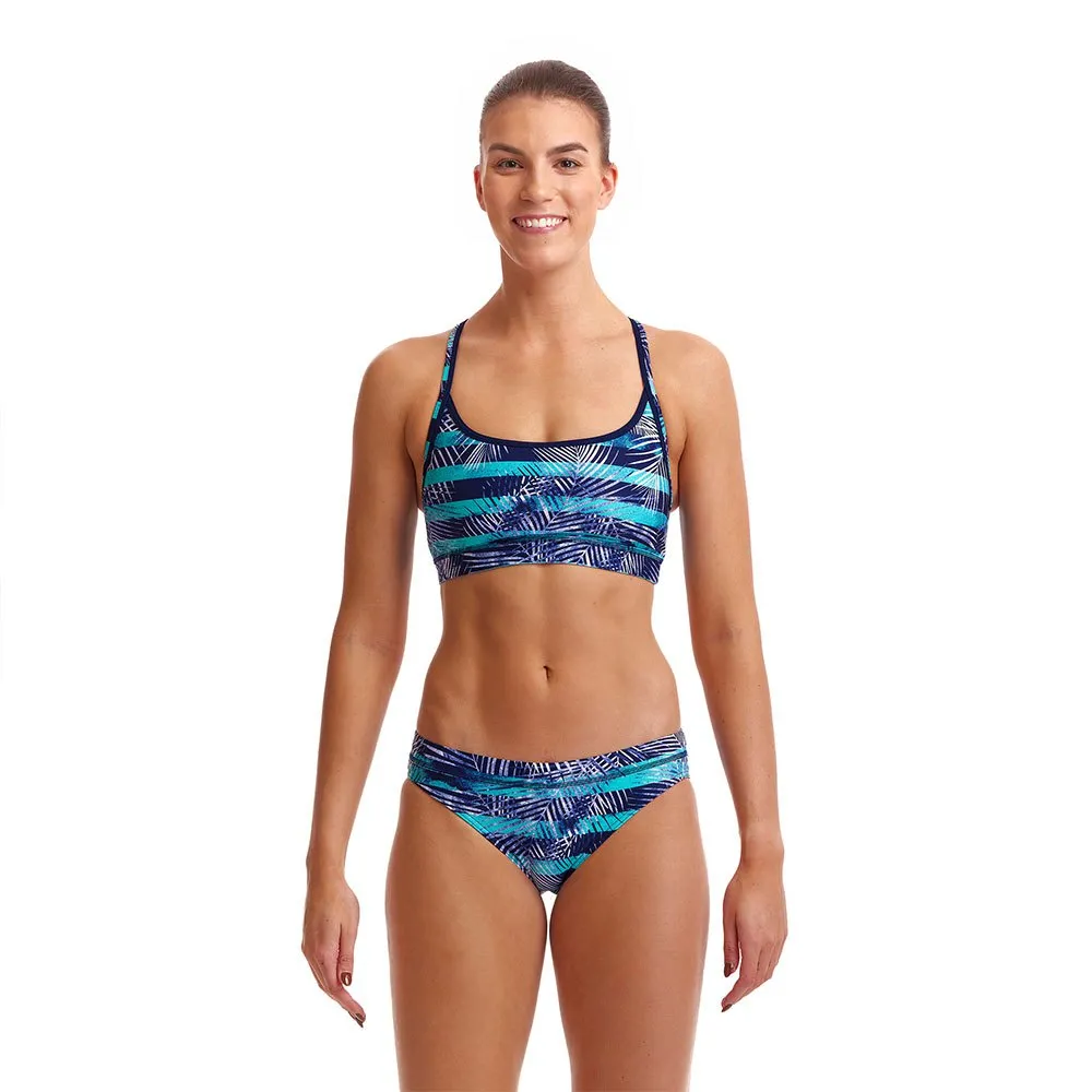 Funkita Sports Palm Pilot Bikini-höschen, Multi / navy, AUS 8 Funkita Sports Palm Pilot Bikini-höschen, Multi / navy, AUS 8