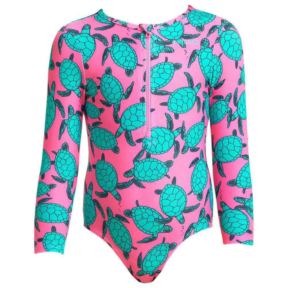 Funkita Sun Cover Badeanzug female, Paddling pink, 4Y