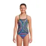 Funkita Tribal Revival Badeanzug female, Classic blue, 10Y