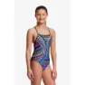 Funkita Tribal Revival Badeanzug female, Classic blue, 10Y