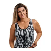 Funkita Zip Front Tankini-oberteil Funkita Zip Front Tankini-oberteil