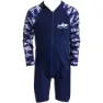 Funky Trunks Go Rompa Chompa Uv-schutz Overall Mit Langen Ärmeln Für Kinder, Navy / white, 4Y