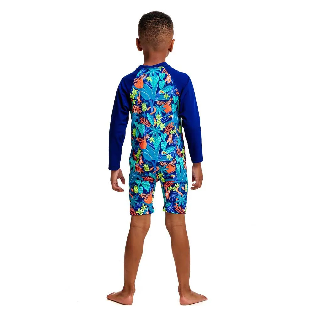 Funky Trunks Go Slothed Uv-schutz Overall Mit Langen Ärmeln Für Kinder Funky Trunks Go Slothed Uv-schutz Overall Mit Langen Ärmeln Für Kinder