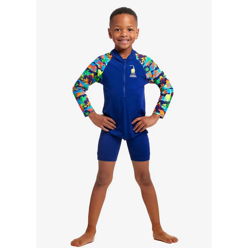 Funky Trunks Go Uv-schutz Overall Mit Langen Ärmeln Für Kinder Funky Trunks Go Uv-schutz Overall Mit Langen Ärmeln Für Kinder