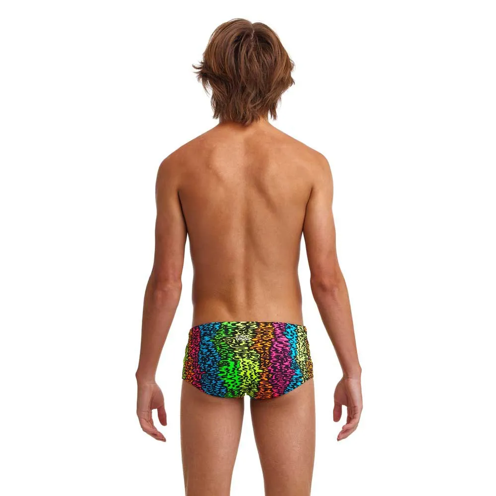 Funky Trunks Sidewinder Sunset West Badehose Boxer male, Illustration blue / multi, 26