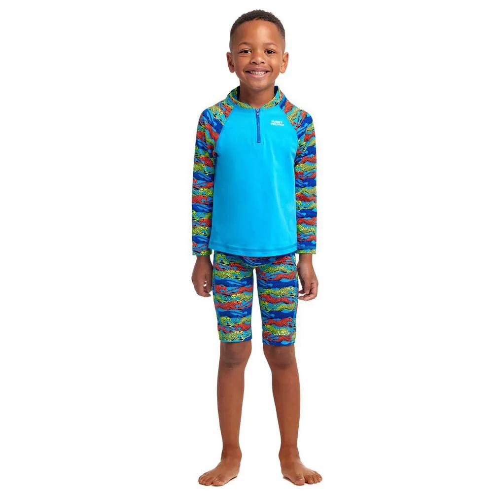 Funky Trunks Zippy Uv-schutz Langarm-t-shirt Funky Trunks Zippy Uv-schutz Langarm-t-shirt
