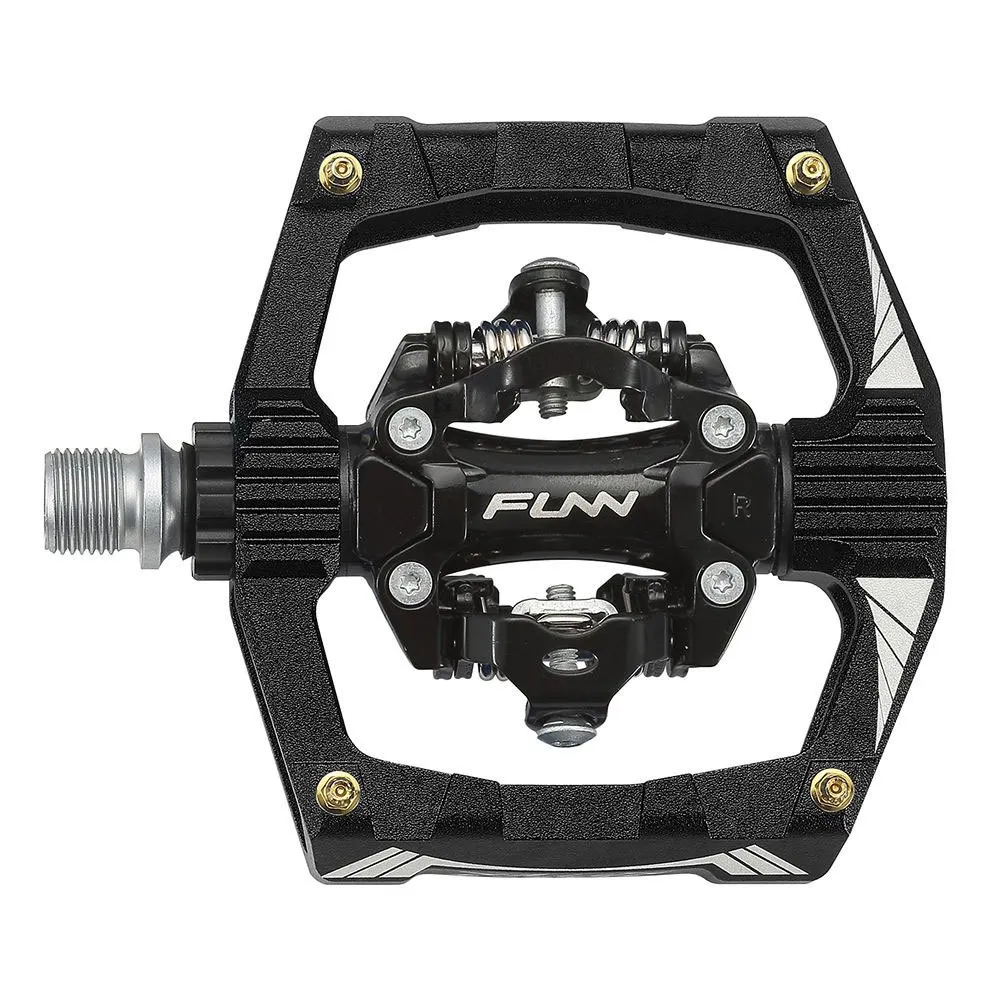 FUNN Ripper Pedale, Black / gold, One Size FUNN Ripper Pedale, Black / gold, One Size