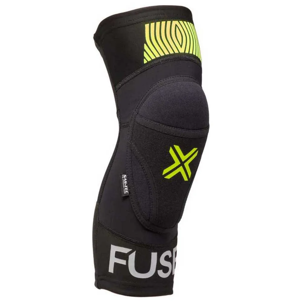 FUSE Omega Knieschoner, Black / yellow