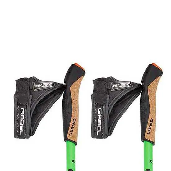 Gabel Carbon Xt 2s-80 F.l Stöcke, Black / green, 54-135cm Gabel Carbon Xt 2s-80 F.l Stöcke, Black / green, 54-135cm