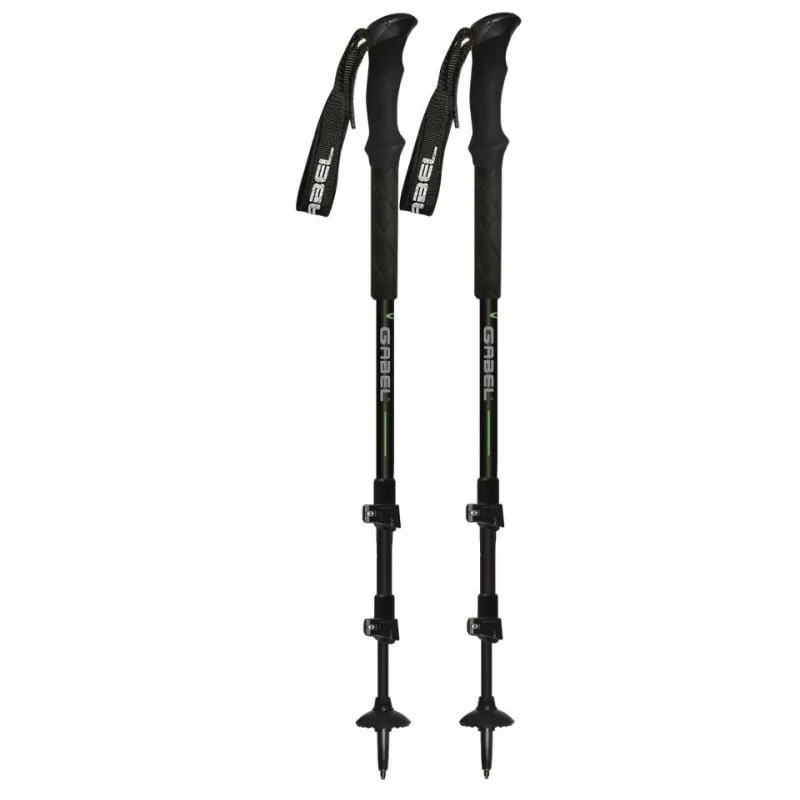 Gabel Classic Vertigo Fl Stöcke, Black / green, 64-142cm