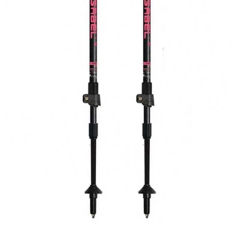 Gabel Escape Carbon Tour Lite Ai Stöcke, Black / pink, 59-131cm Gabel Escape Carbon Tour Lite Ai Stöcke, Black / pink, 59-131cm