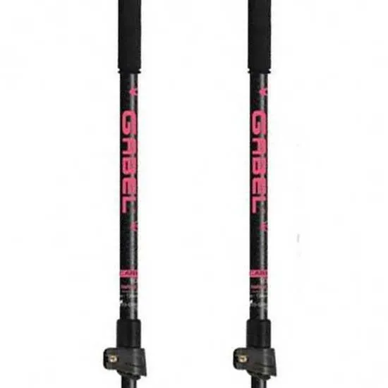 Gabel Escape Carbon Tour Lite Ai Stöcke, Black / pink, 59-131cm Gabel Escape Carbon Tour Lite Ai Stöcke, Black / pink, 59-131cm