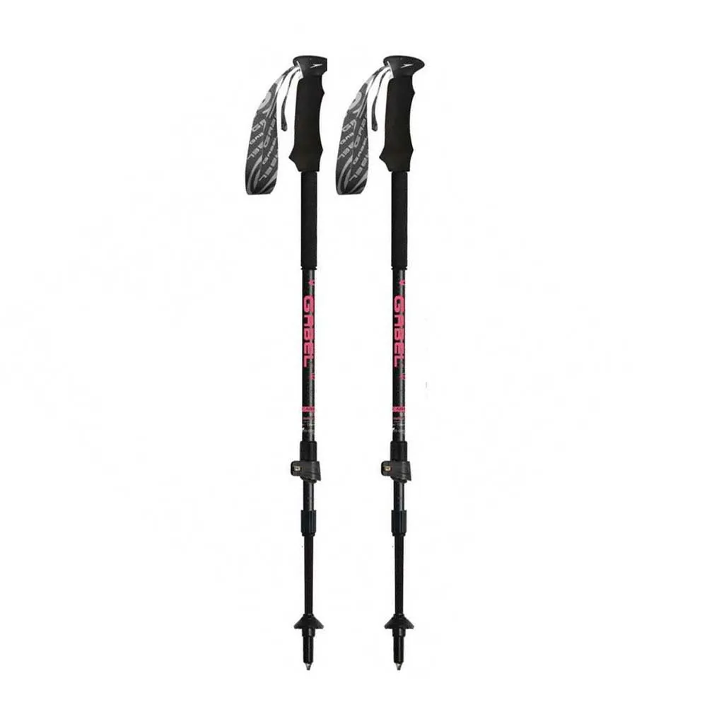 Gabel Escape Carbon Tour Lite Ai Stöcke, Black / pink, 59-131cm Gabel Escape Carbon Tour Lite Ai Stöcke, Black / pink, 59-131cm