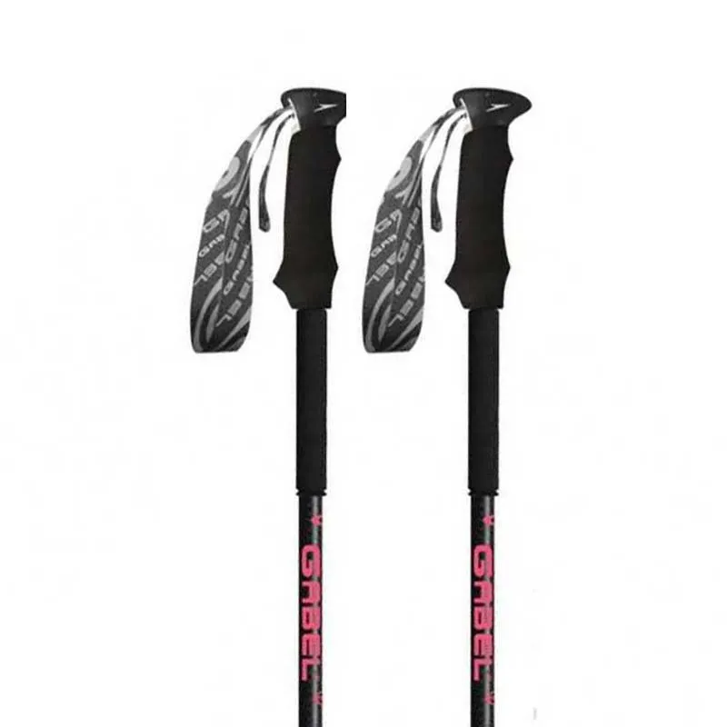 Gabel Escape Carbon Tour Lite Ai Stöcke, Black / pink, 59-131cm Gabel Escape Carbon Tour Lite Ai Stöcke, Black / pink, 59-131cm