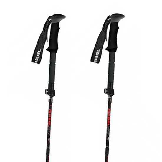 Gabel Fr-3 Ef Aluminio F60 Stöcke, Black / red, 37-130cm