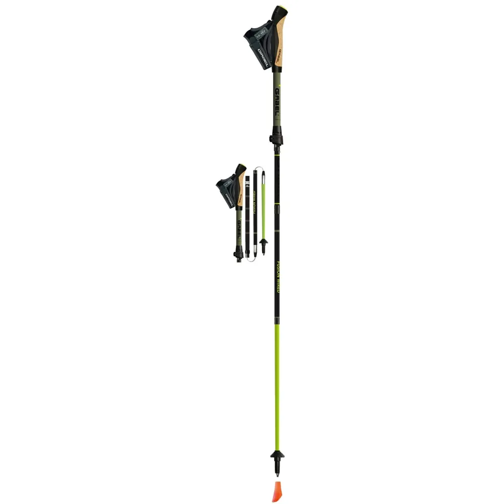 Gabel Fusion Wired 2025 Stöcke, Black, 110-130cm Gabel Fusion Wired 2025 Stöcke, Black, 110-130cm