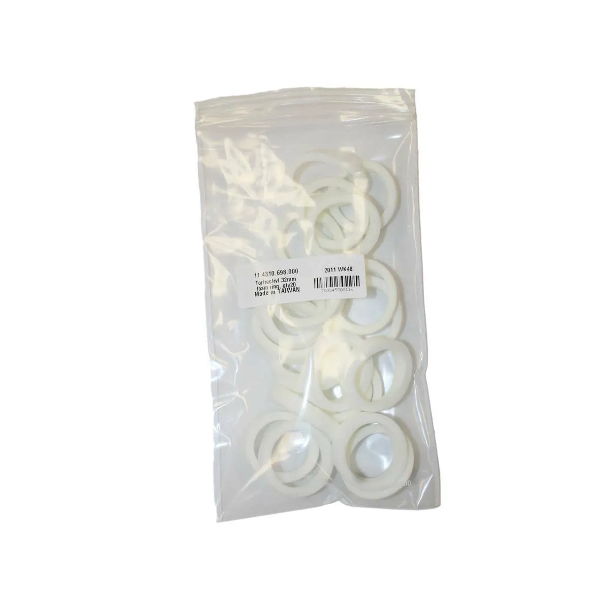 Gabel gelenke Tor/Rec/Rvl 32mm Foam Ringqty20 Unisex, schwarz, TU