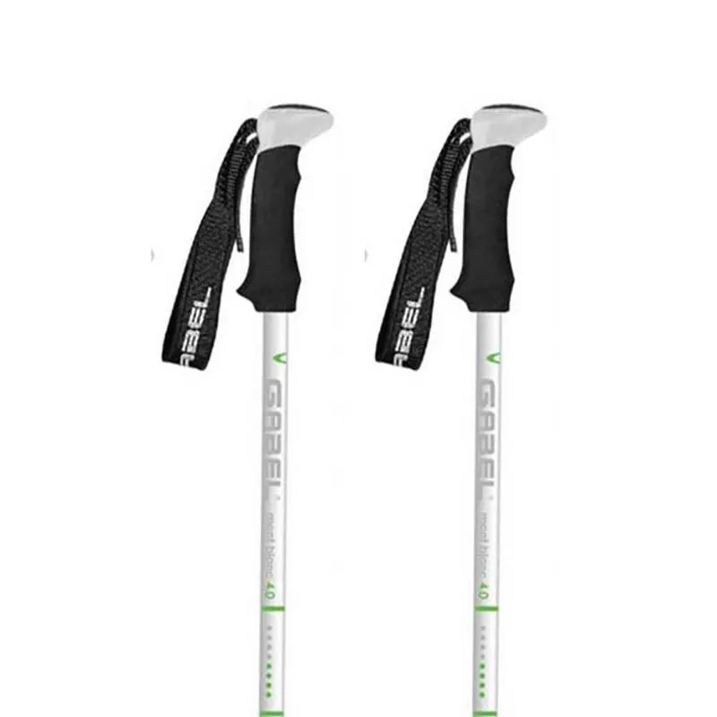 Gabel Mont Blanc Fl 4.0 Stöcke, White, 60-130cm Gabel Mont Blanc Fl 4.0 Stöcke, White, 60-130cm
