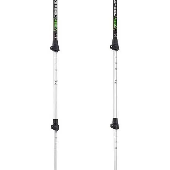 Gabel Mont Blanc Tour Lite Stöcke, Black / green, 66-144cm Gabel Mont Blanc Tour Lite Stöcke, Black / green, 66-144cm