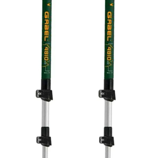 Gabel Montblanc Tour Alu Telescopic Stöcke, Moss, 66-144cm