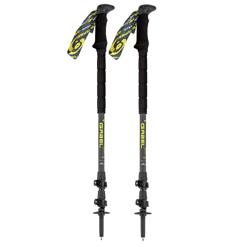 Gabel Multigrip Carbon Fl Ef Stöcke, Black / yellow, 66-144cm Gabel Multigrip Carbon Fl Ef Stöcke, Black / yellow, 66-144cm